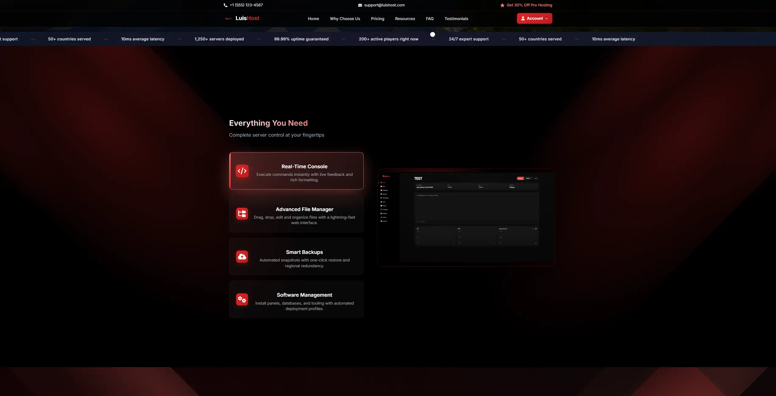 LuisHost Website gallery 1